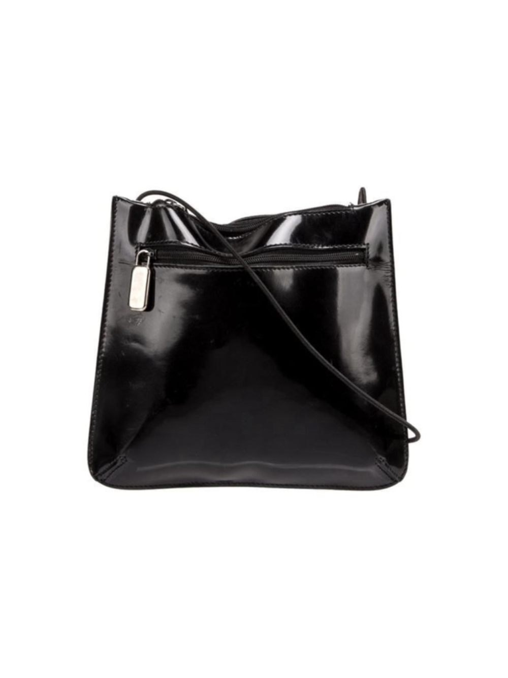 Furla Shoulder Bag Black Patent Leather
Silver-Tone Hardware
Single Shoulder Str